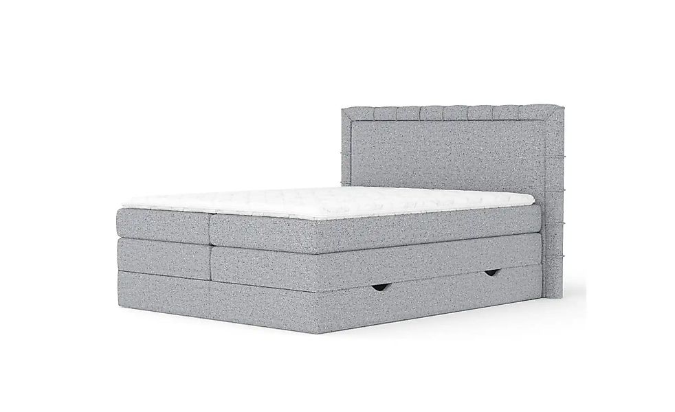 Boxspringbett mit Stauraum   ¦ grau ¦ Maße (cm): B: 167 H: 123 Betten > Kom günstig online kaufen