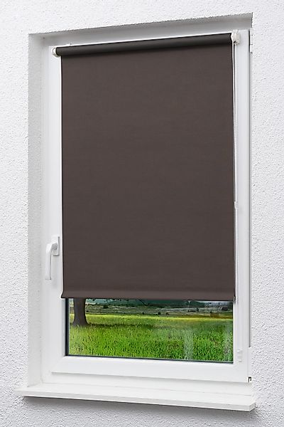 Verdunklungsrollo Mini Rollo abdunkelnd Schokobraun, LYSEL®, günstig online kaufen