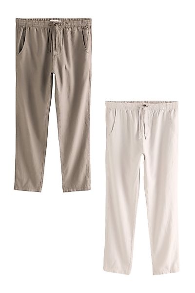 Next Stoffhose 2er-Pack Hose mit Elastikbund günstig online kaufen