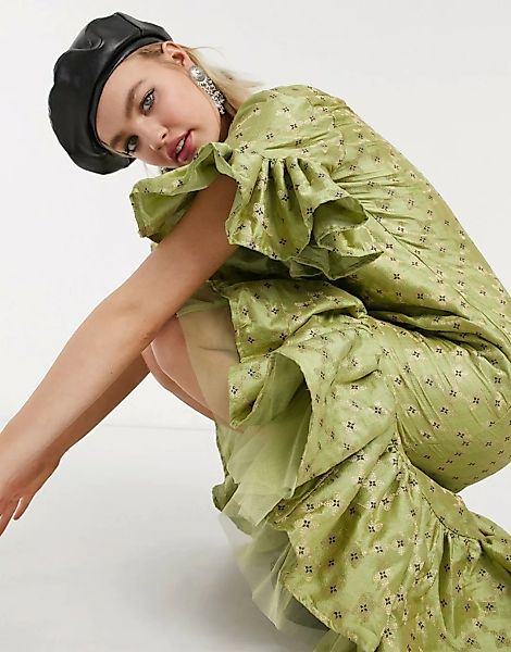 Nesavaali – Minikleid mit hinten längerem Saum-Rosa günstig online kaufen