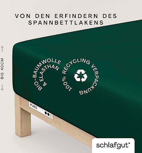 Schlafgut Spannbettlaken PURE BOXSPRING in Gr. günstig online kaufen