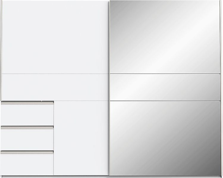 FORTE Schwebetürenschrank mit 3 Schubladen günstig online kaufen
