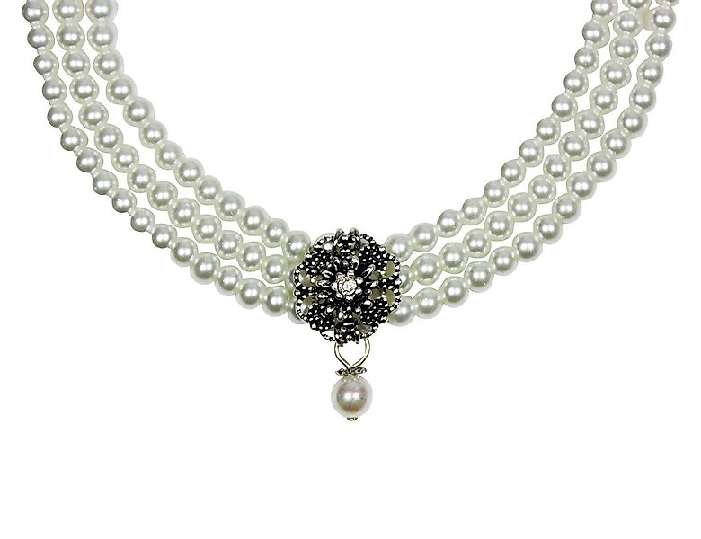 LUISIA® Kette mit Anhänger Perlencollier 'Nyala' günstig online kaufen