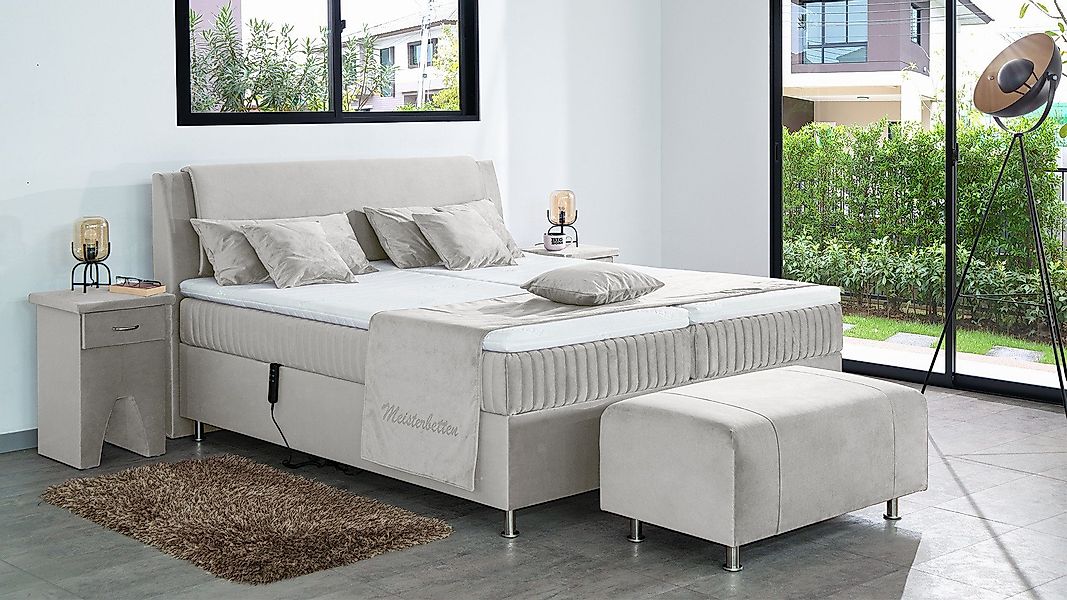 Meisterbetten Boxspringbett Mari (mit Motor, 7-Zonen günstig online kaufen