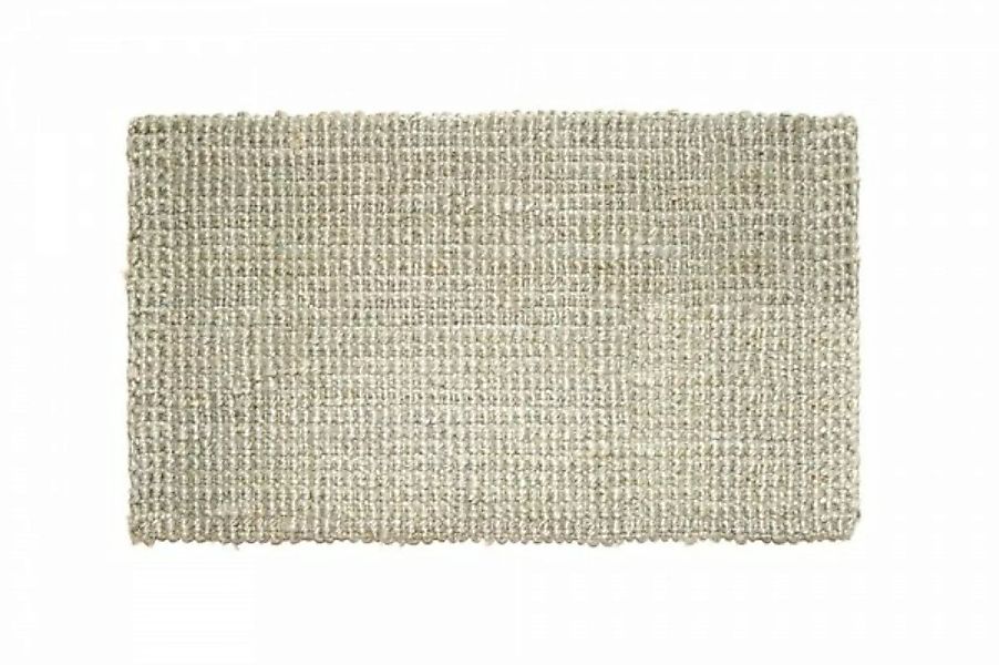 Fußmatte "Hampton", Jute Matte M 75 x 45 cm Grau günstig online kaufen