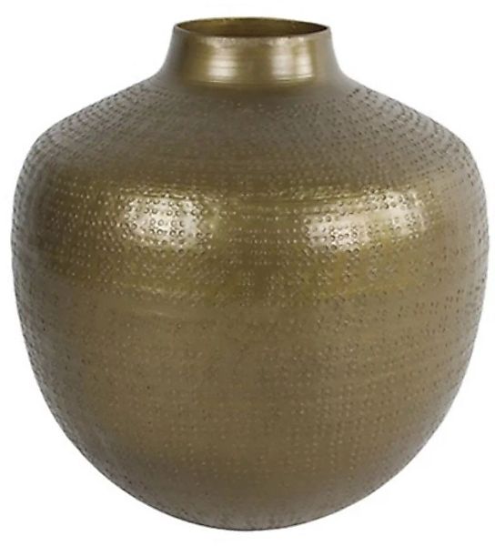 Vase Alvina 25,5 X 25,5 X 25 Cm Stahl/nickel-gold günstig online kaufen