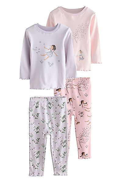 Next Pyjama Kuschelige Schlafanzüge, 2er-Pack (4 günstig online kaufen