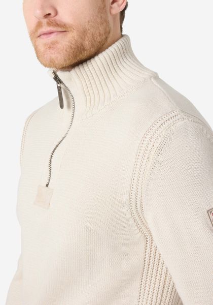 TIMEZONE Strickpullover Stilvoller Pullover mit Reißverschluss-Design günstig online kaufen