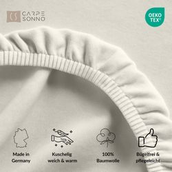Carpe Sonno Spannbettlaken Feinbiber Bettlaken aus günstig online kaufen