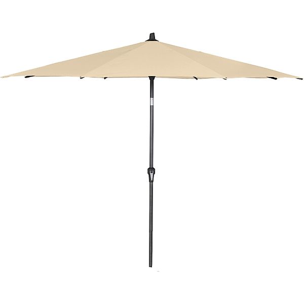 Siena Garden Marktschirm Ø 250 cm Natur mit Knickfunktion günstig online kaufen