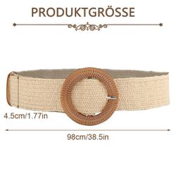 Coonoor Flechtgürtel Rattan-Flechtgürtel für Damen, breiter günstig online kaufen