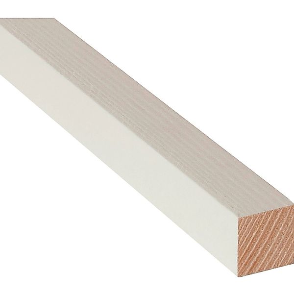 Quadratleiste Weiß,ackiert 20 mm x 20 mm Länge 900 mm günstig online kaufen