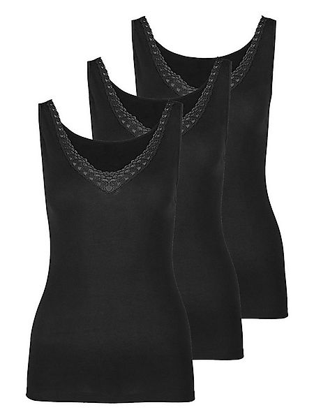 Nina Von C. Achselhemd 3er Pack Damen Achselhemd Daily (Packung, 3-St) - günstig online kaufen