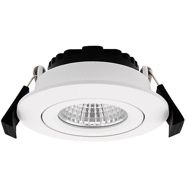 DOTLUX LED-Deckeneinbaulampe CIRCLEminidim weiß Ø 8,5 cm Alu günstig online kaufen
