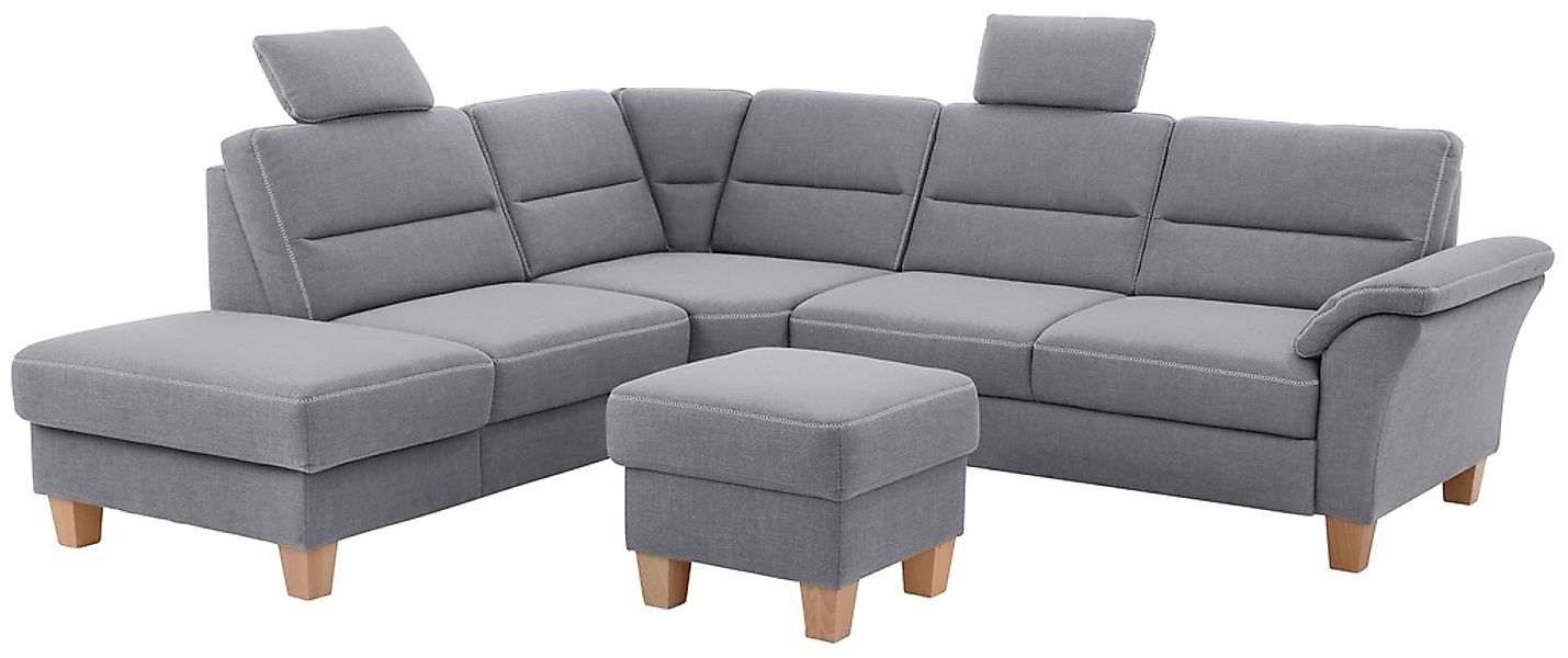 Home affaire Ecksofa »Soleo L-Form«, komfortabel durch Trapezecke mit Relax günstig online kaufen