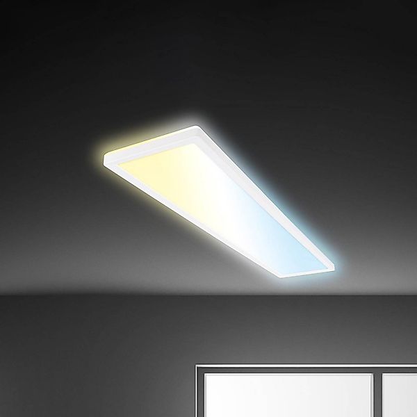 LED-Panel Tava CCT, weiß, 98 x 20 cm, Backlight, Kunststoff günstig online kaufen