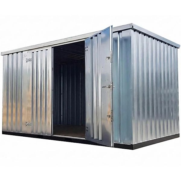 LagercontainerXXL 4m Lagercontainer mit Doppeltür auf der Langen Seite Voll günstig online kaufen