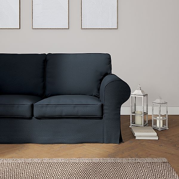 Bezug für Ektorp 2-Sitzer Schlafsofa NEUES Modell, anthrazit, Sofabezug für günstig online kaufen