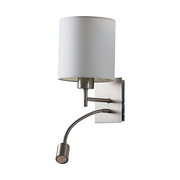 Lindby Wandleuchte Wandlampe Innen Camilo 9620924 Modern in Weiß aus Textil günstig online kaufen