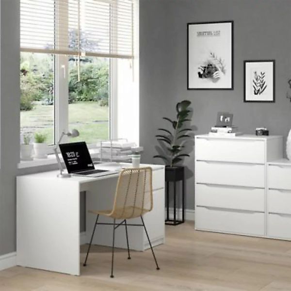 Vicco Schreibtisch Bürotisch Computertisch Ruben 140x65cm Arbeitstisch Büro günstig online kaufen