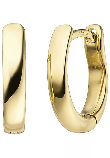JOBO Paar Creolen, oval 750 Gold günstig online kaufen