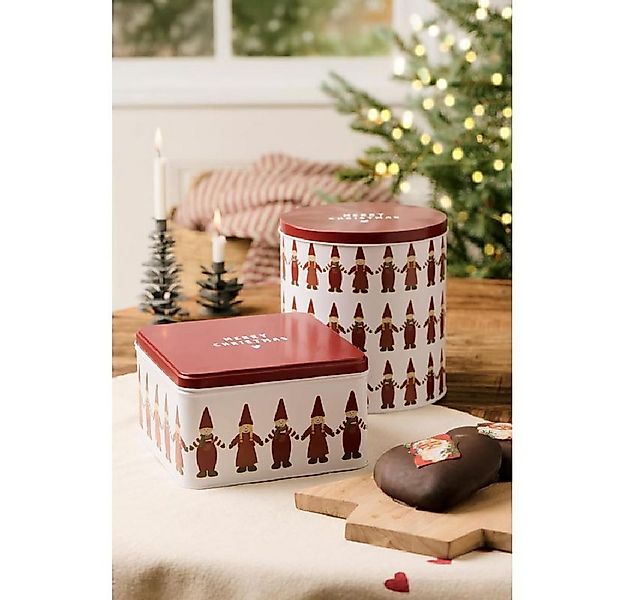 Ib Laursen Geschirr Ib Laursen Gebäckdose Wichtelpärchen Hoch Rund (16,8cm) günstig online kaufen