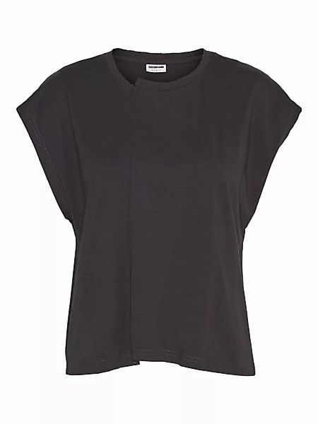 NOISY MAY Bio-baumwolle T-shirt Damen Schwarz günstig online kaufen