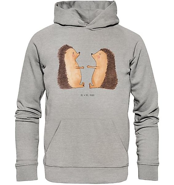 Mr. & Mrs. Panda Hoodie Igel Liebe Größe M - Heather Grey - Geschenk, Hochz günstig online kaufen