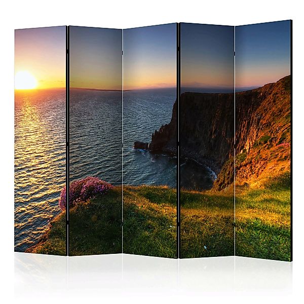5-teiliges Paravent - Sunset: Cliffs Of Moher, Ireland Ii [room Dividers] günstig online kaufen