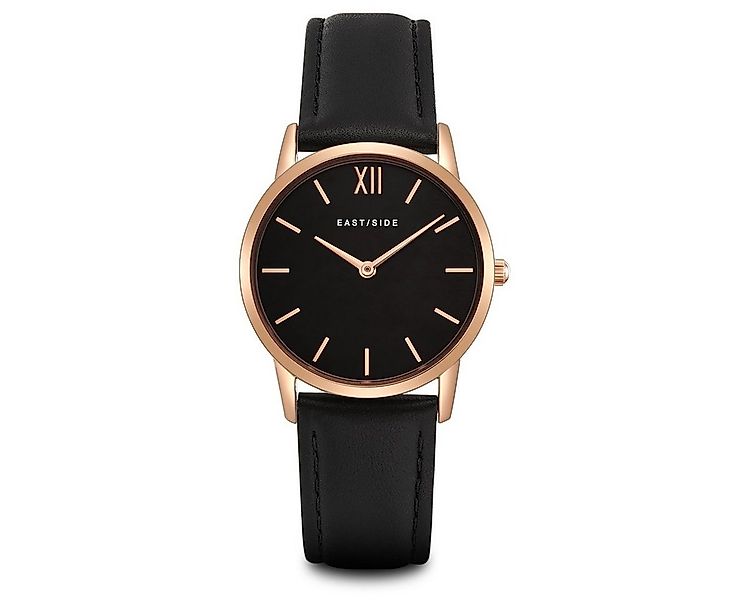 Eastside Quarzuhr Upper Union schwarz, mit Echtleder-Armband günstig online kaufen