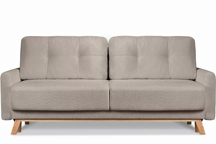 Konsimo Schlafsofa VISNA Sofa 3 Personen, ausziehbare Liegfläche 193×146 günstig online kaufen