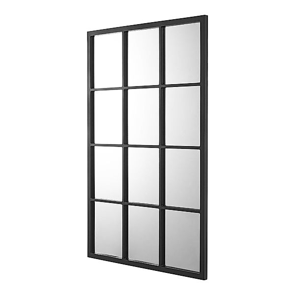 en.casa Wandspiegel, »Cupello« 90x60cm Rahmen Schwarz günstig online kaufen