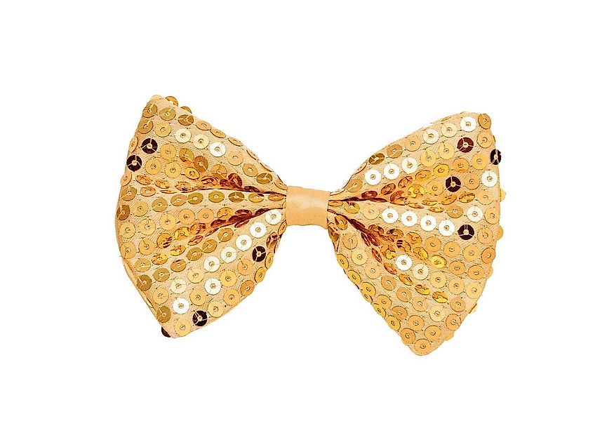 Widmann S.r.l. Kostüm Fliege Pailetten, Gold günstig online kaufen