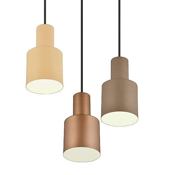 Trio Pendelleuchte Agudo 3-flammig Multicolor 37 cm x 37 cm günstig online kaufen