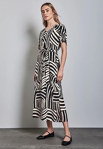 STREET ONE Maxikleid Ohne Taschen aus Viskose günstig online kaufen