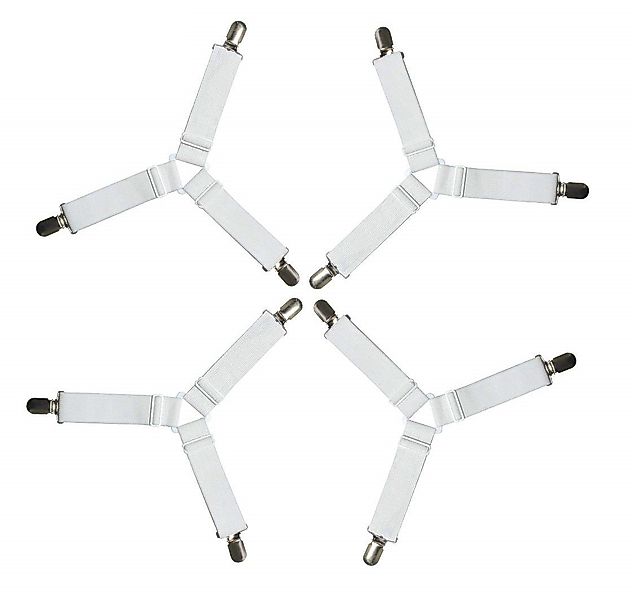 BAYLI Spannbettlaken Verstellbare Bettlakenspanner [4er Set], günstig online kaufen