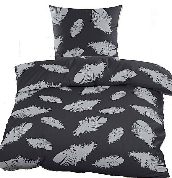 KH-Haushaltshandel Bettwäsche Biber Winter Bettwäsche 2x(135x200 + 80x80cm) günstig online kaufen