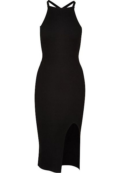 URBAN CLASSICS Shirtkleid Urban Classics Damen Ladies Midi Rib Knit Crossed günstig online kaufen