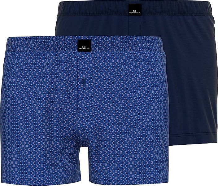 GÖTZBURG Boxershorts Herren-Boxershorts 2er-Pack Single-Jersey Uni günstig online kaufen