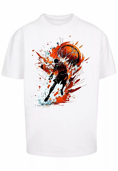 F4NT4STIC T-Shirt "Basketball Splash Sport OVERSIZE TEE", Print günstig online kaufen