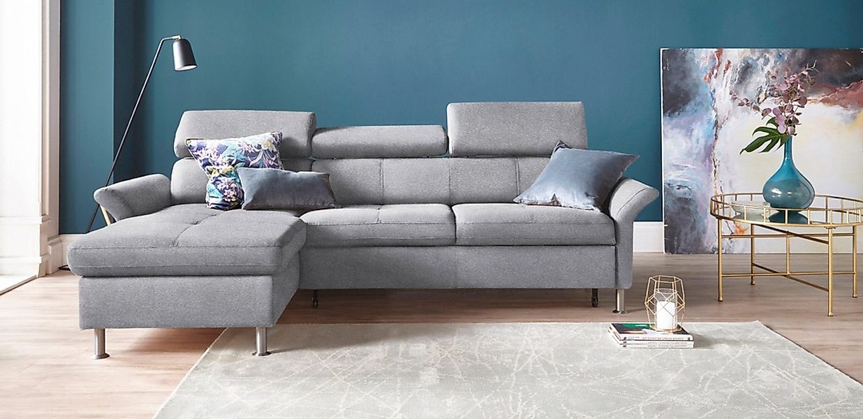 exxpo - sofa fashion Ecksofa "Maretto, bequem & komfortabel, bodenfrei, Bre günstig online kaufen