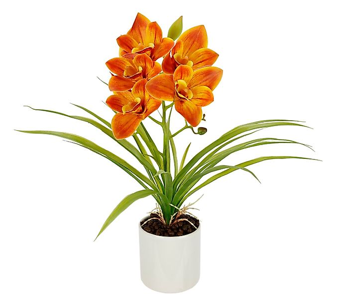 Kunstorchidee Orchidee Phalaenopsis im Topf, I.GE.A., Höhe 40 cm, Blume Kun günstig online kaufen