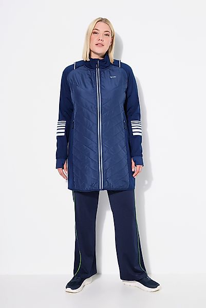 Ulla Popken Sweatjacke 2-in-1-Mantel Ärmel abnehmbar günstig online kaufen