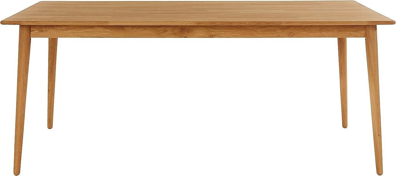 OTTO home Esstisch Toarp, Massivholz Eiche Esszimmertisch im Scandi Look, F günstig online kaufen
