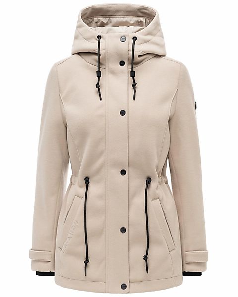 Navahoo Kurzmantel "Lächelstern 14" Lange Damen Übergangsjacke in Wollmante günstig online kaufen