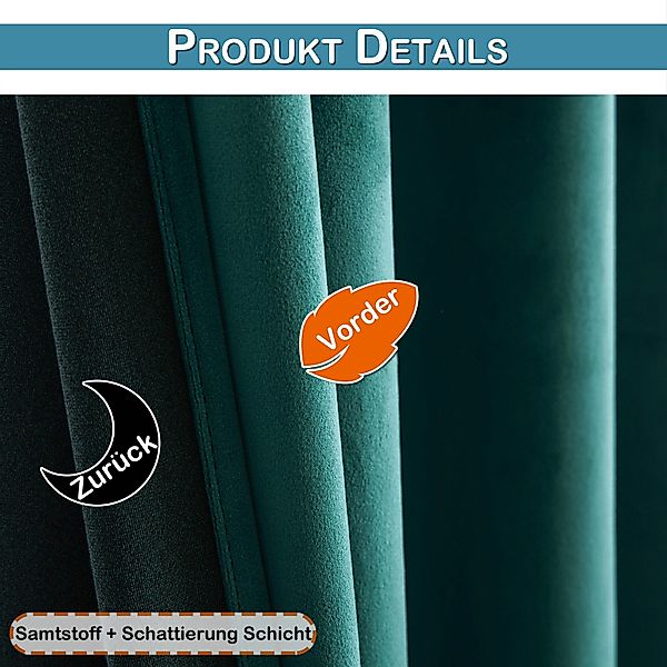 LMaxhome Verdunkelungsvorhang Blickdicht Samt Velvet Vorhang günstig online kaufen