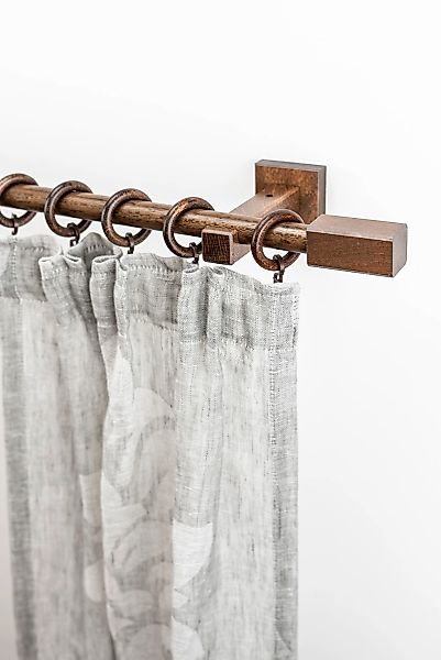 GARESA Gardinenstange "CUBUS" Ø 20 mm 1 läufig-läufig Wunschmaßlänge;Träger günstig online kaufen