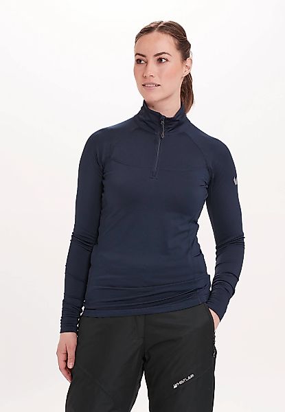 WHISTLER Langarmshirt "Blume" 1 Stk. mit Reißverschluss und Stehkragen günstig online kaufen