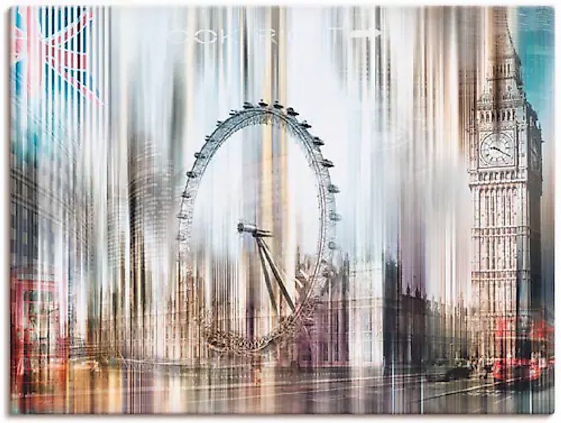 Artland Leinwandbild »London Skyline Collage I«, Gebäude, (1 St.), auf Keil günstig online kaufen