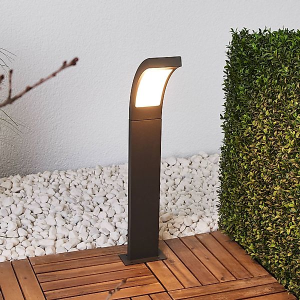 Lucande LED-Pollerleuchte Juvia, 60 cm, anthrazit, IP54 günstig online kaufen